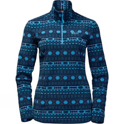 Pullover Jack Wolfskin Ice Crystal Mujer Azules - Chile NSO296718